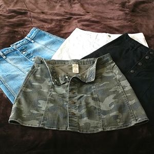 Bundle of 4 skirts